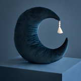 Pierrot Moon Velvet Cushion 36x32, Cushion, Nobodinoz - Say It Sister