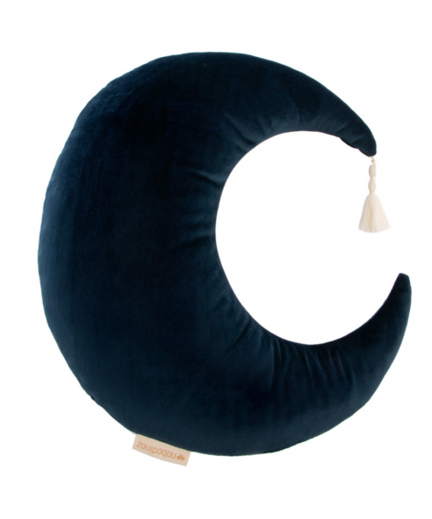 Pierrot Moon Velvet Cushion 36x32, Cushion, Nobodinoz - Say It Sister