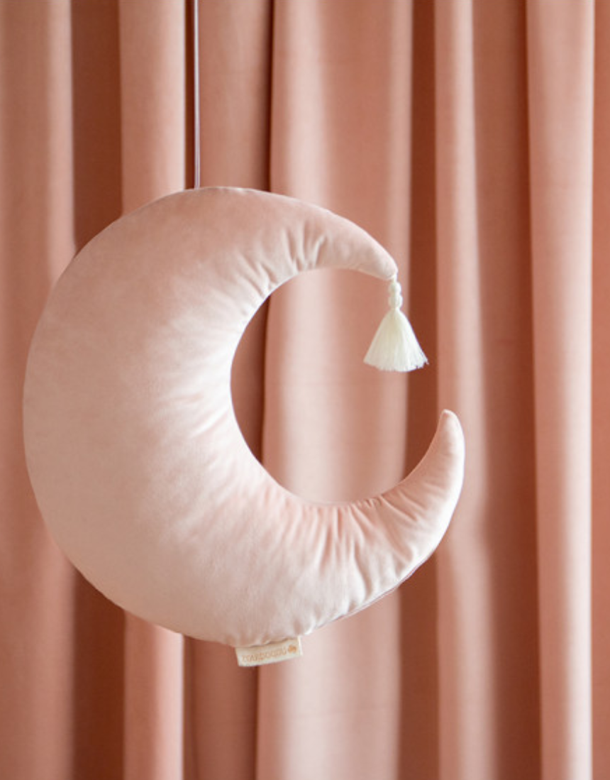 Pierrot Moon Velvet Cushion 36x32, Cushion, Nobodinoz - Say It Sister