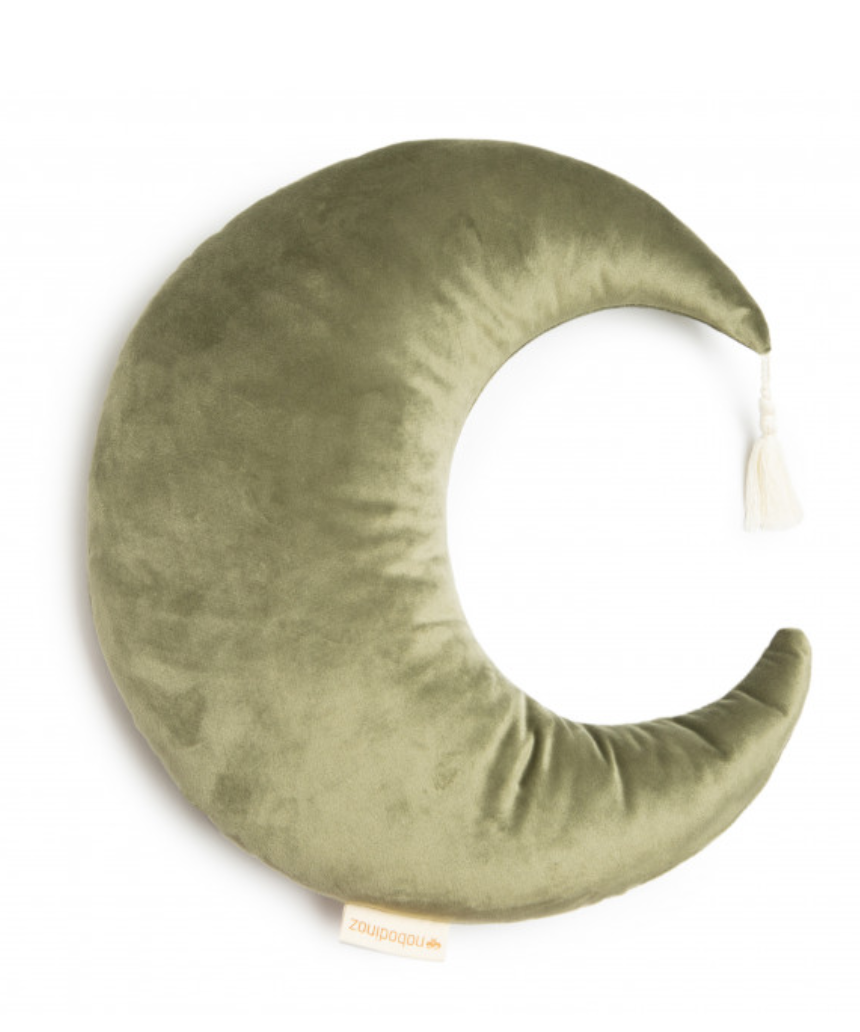 Pierrot Moon Velvet Cushion 36x32, Cushion, Nobodinoz - Say It Sister