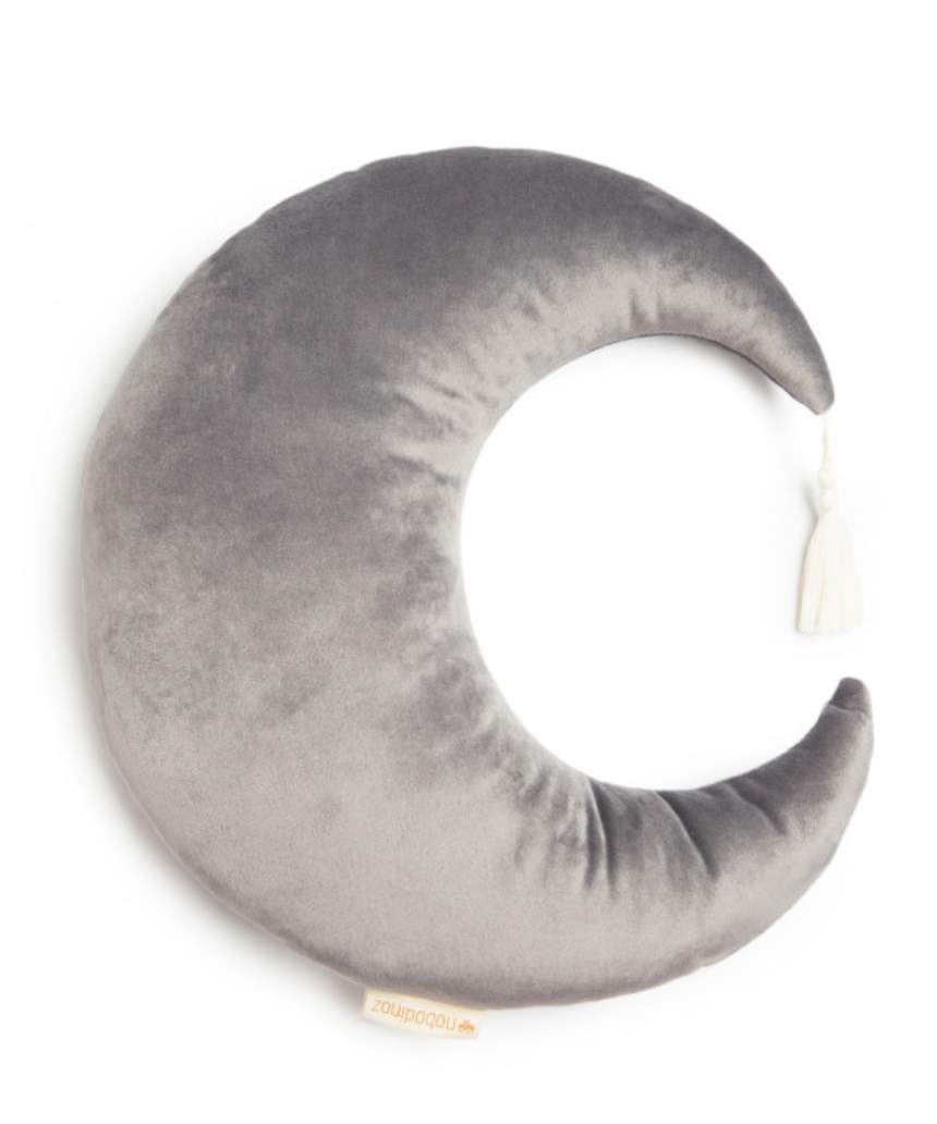 Pierrot Moon Velvet Cushion 36x32, Cushion, Nobodinoz - Say It Sister