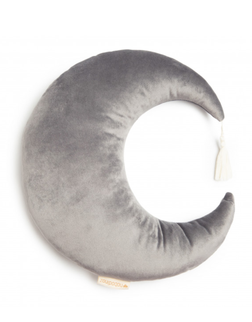 Pierrot Moon Velvet Cushion 36x32, Cushion, Nobodinoz - Say It Sister
