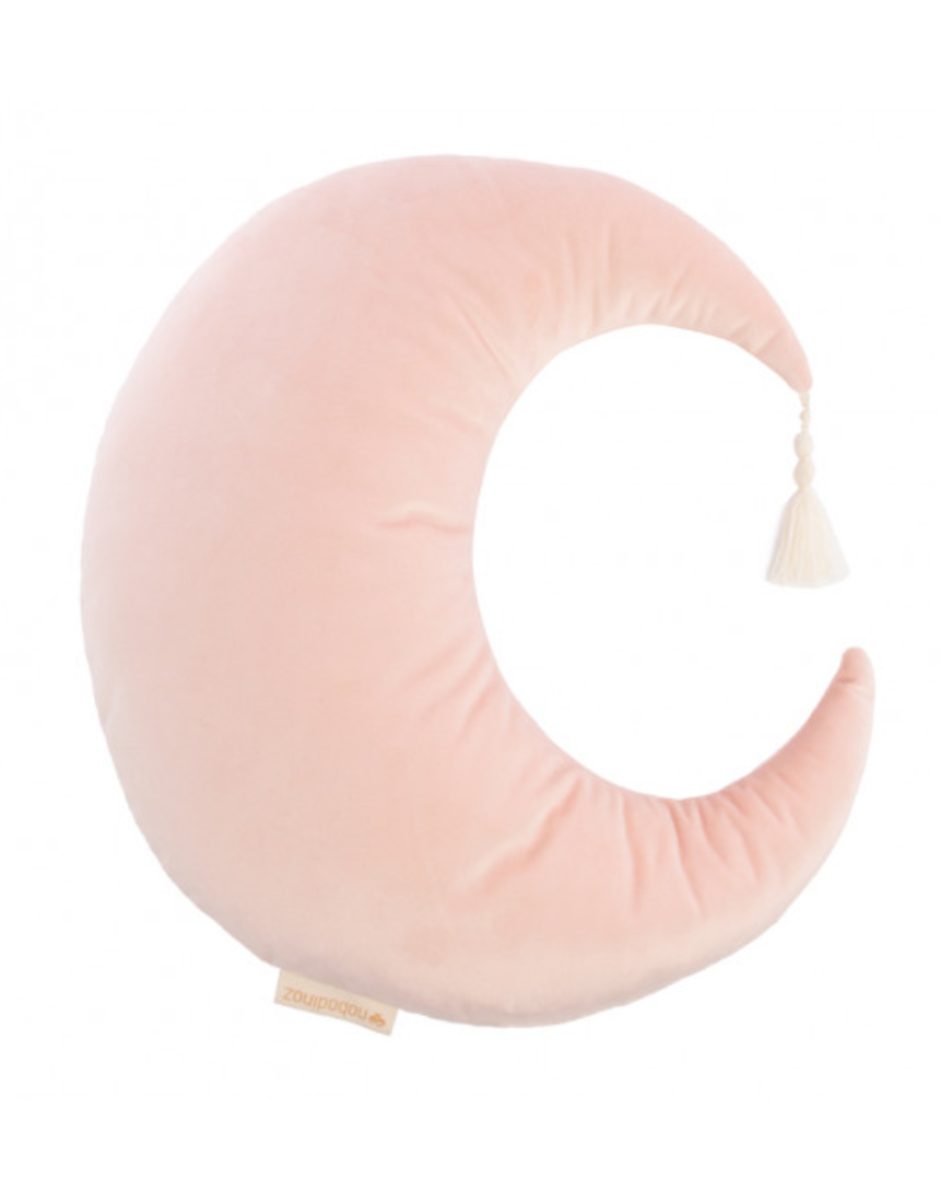 Pierrot Moon Velvet Cushion 36x32, Cushion, Nobodinoz - Say It Sister