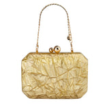 Olga Berg - Mateo Metallic Clutch - Gold, Clutch, Olga Berg - Say It Sister