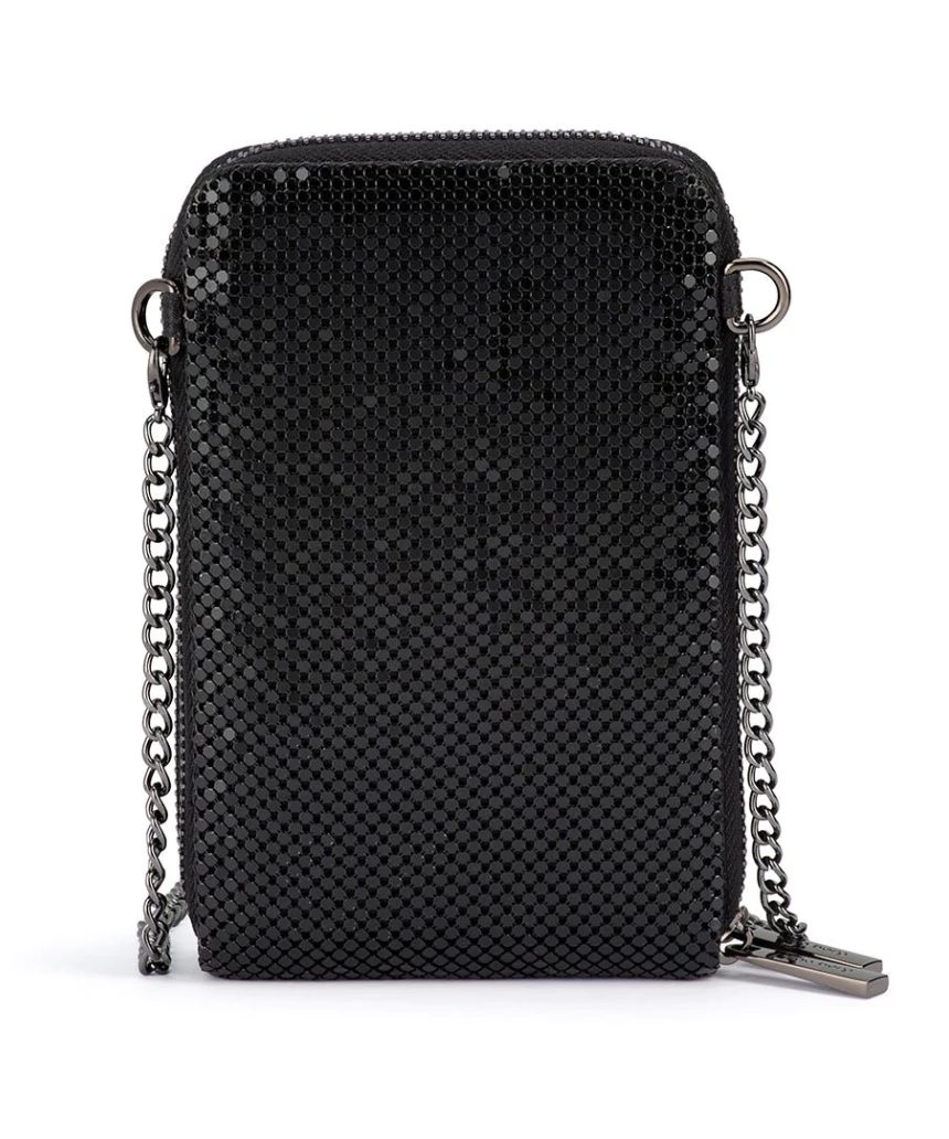 Olga Berg - Elton Mesh Cross Body Bag Black, , Olga Berg - Say It Sister