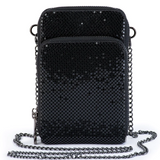 Olga Berg - Elton Mesh Cross Body Bag Black, , Olga Berg - Say It Sister