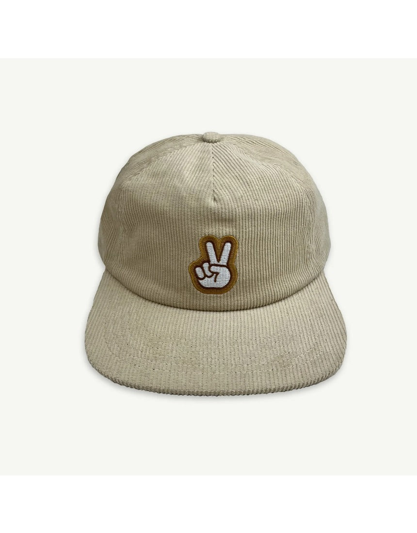 Peace Cord Adults Cap - Ecru, Caps, Banabae - Say It Sister