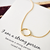 Petals Necklace - I Am A Strong Person, , Petals Australia - Say It Sister