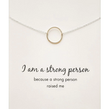 Petals Necklace - I Am A Strong Person, , Petals Australia - Say It Sister