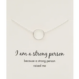 Petals Necklace - I Am A Strong Person, , Petals Australia - Say It Sister