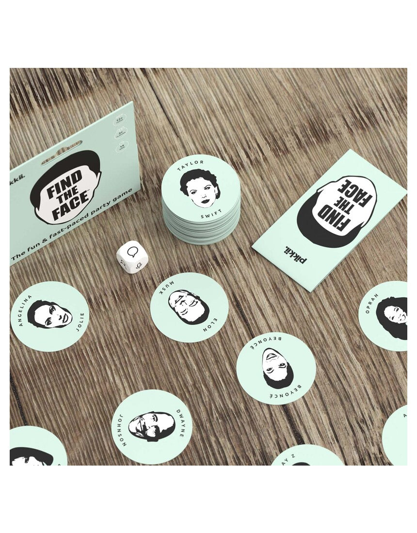 Pikkii Find the Face Game cards