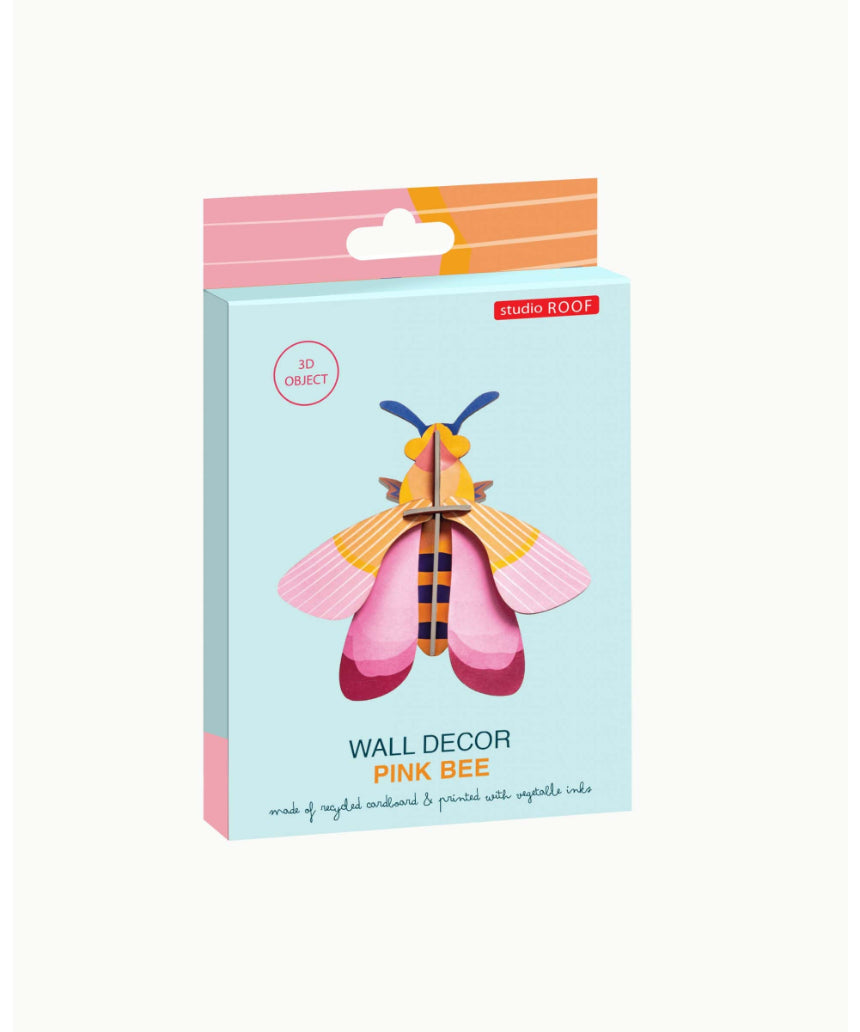 Wall Art Pink Bee (B7), Wall Decor, Studio Roof - Say It Sister