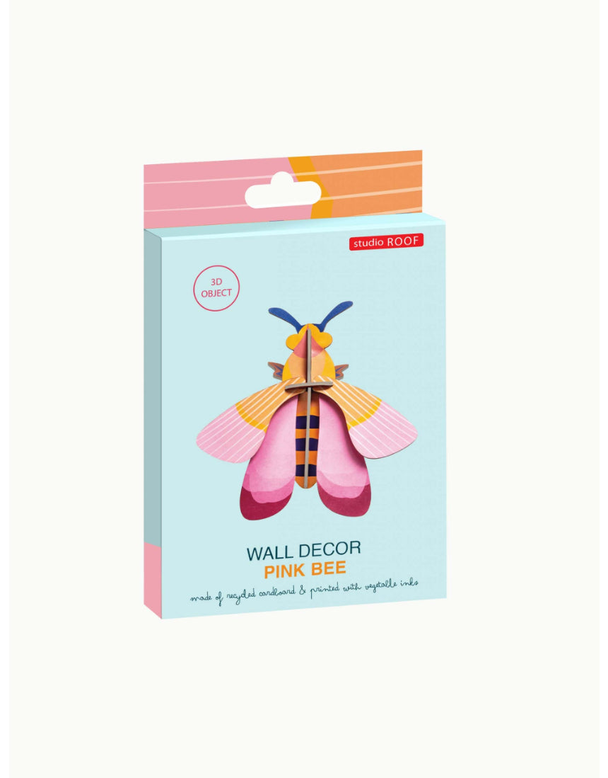 Wall Art Pink Bee (B7), Wall Decor, Studio Roof - Say It Sister