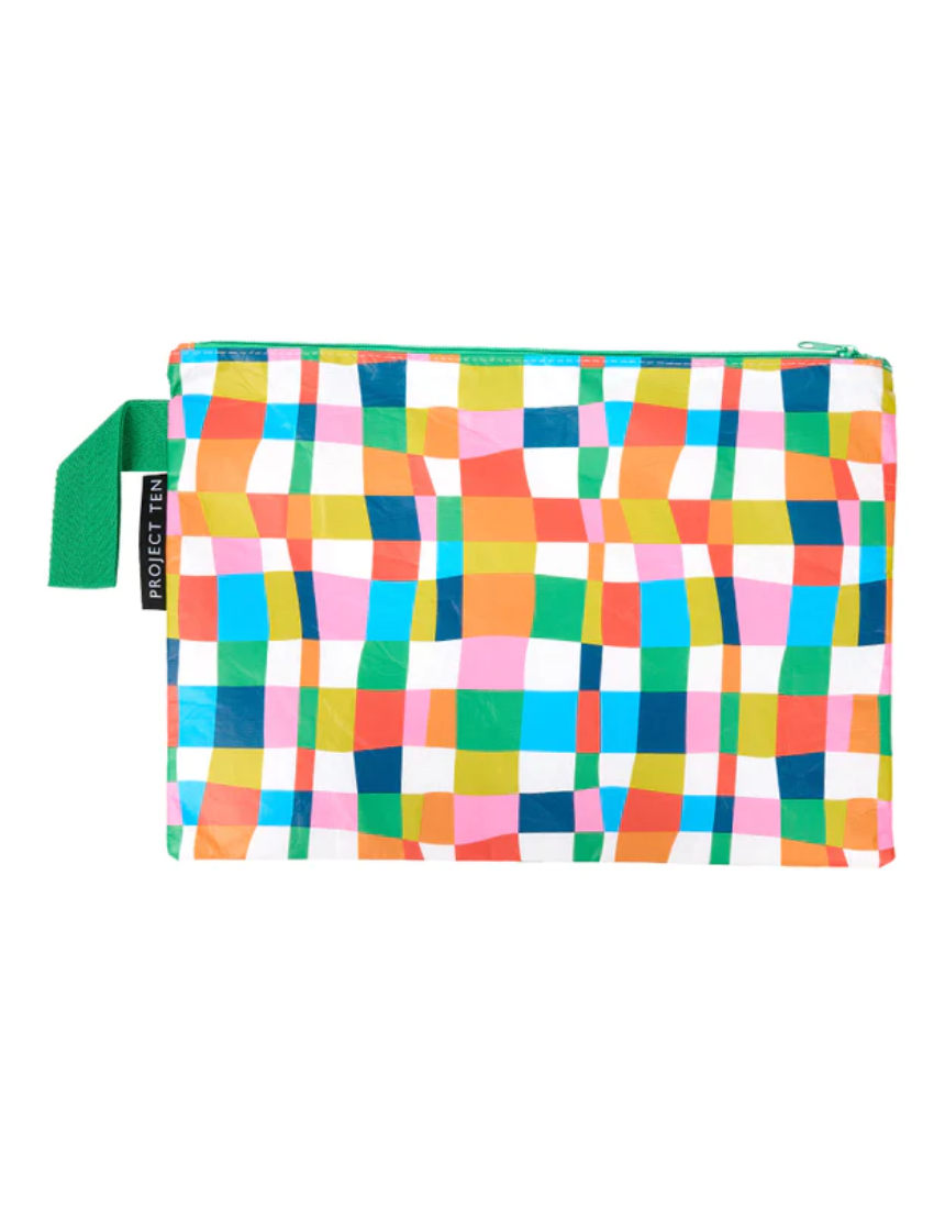 Rainbow Weave Zip Pouch, bag, Project Ten - Say It Sister