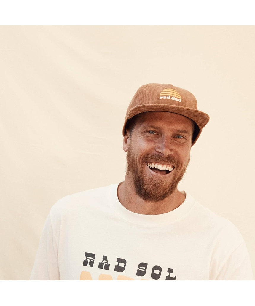 Rad Dad Cord Cap - Tan, , Banabae - Say It Sister