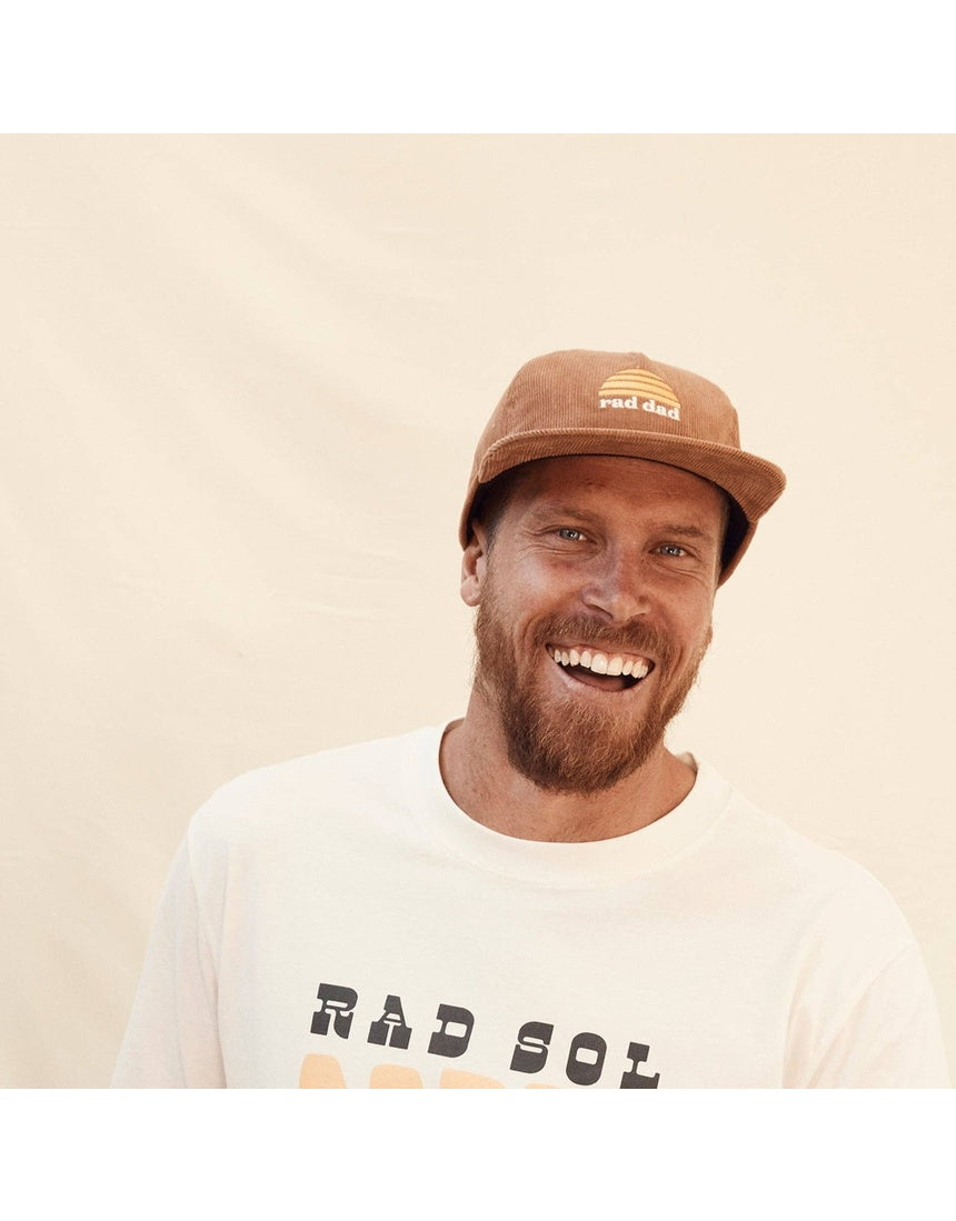 Rad Dad Cord Cap - Tan, , Banabae - Say It Sister