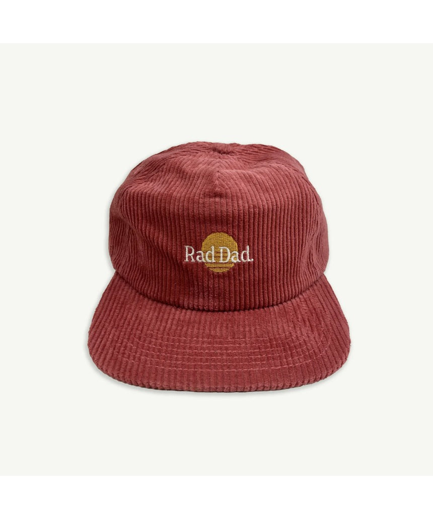 Rad Dad Cord Cap - Eco Red, Caps, Banabae - Say It Sister