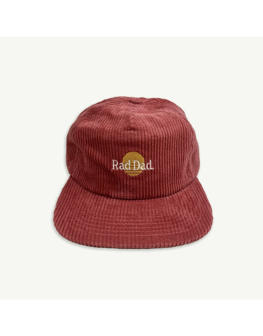 Rad Dad Cord Cap - Eco Red, Caps, Banabae - Say It Sister