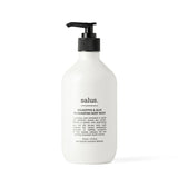 Salus Eucalyptus & Aloe Invigorating Body Wash in 500ml bottle, with fresh eucalyptus and aloe ingredients visible.