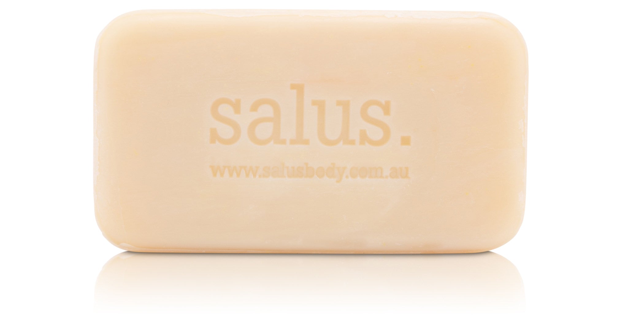 Salus Lemon Myrtle Milk Soap bar with fresh lemon myrtle leaves and creamy milk texture, 180g, natural skincare product