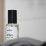 Salus Ultra Moisture Rose Facial Mist bottle with rose-themed design, 100ml size, for hydrating and refreshing skin.