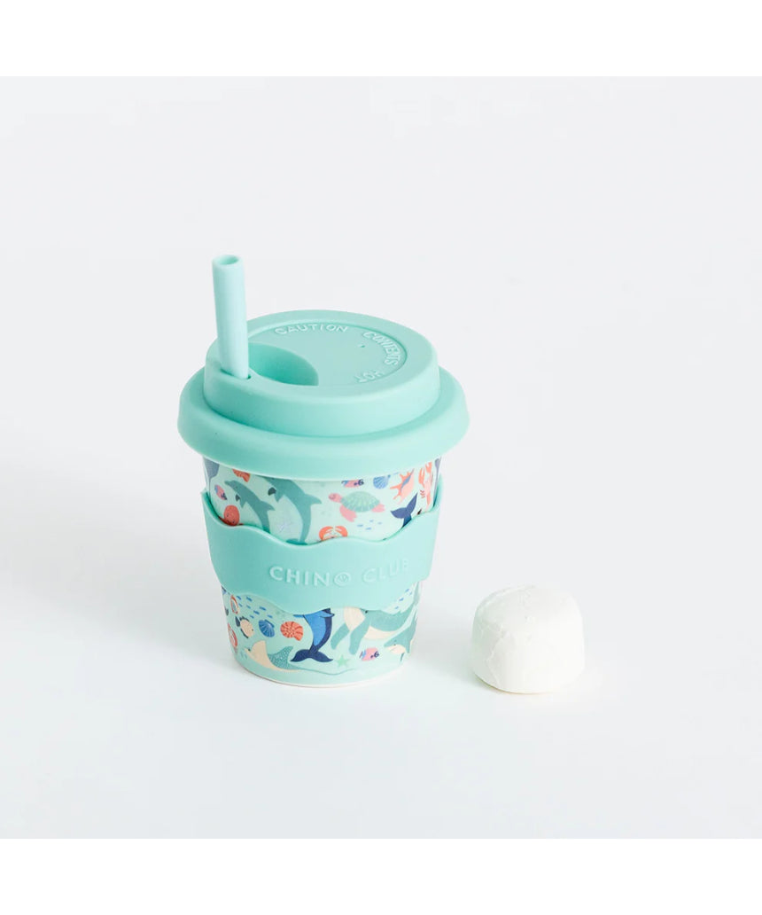 Chino Club - Sea Creatures Baby Chino Cup 4oz, kids Cup, Chino Club - Say It Sister