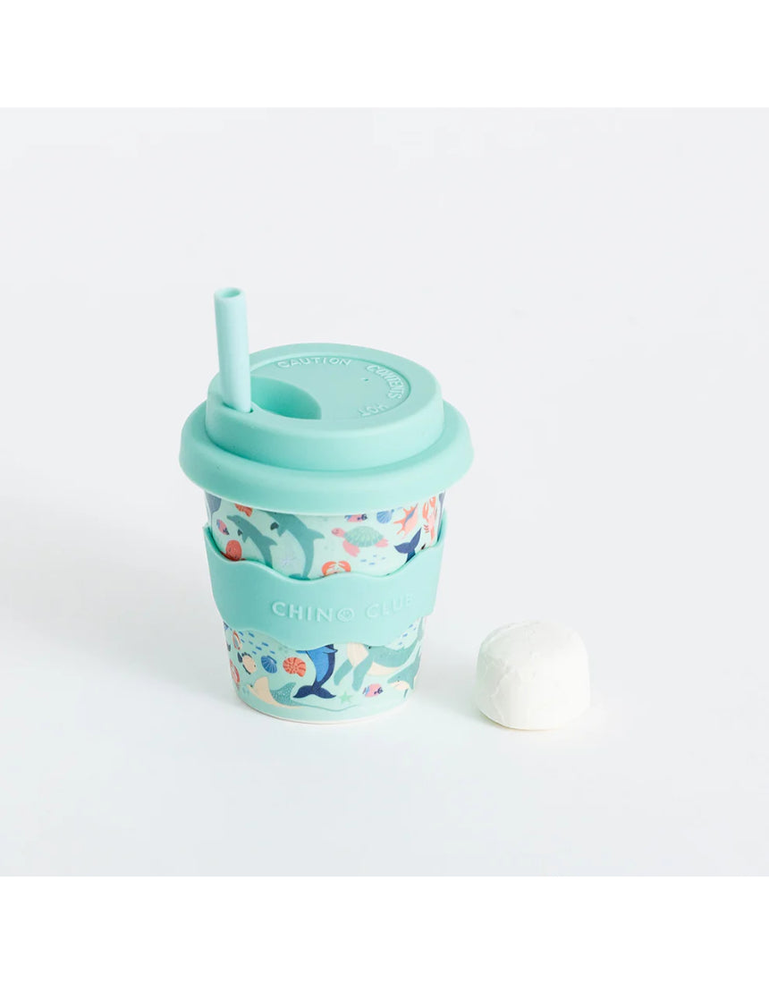 Chino Club - Sea Creatures Baby Chino Cup 4oz, kids Cup, Chino Club - Say It Sister