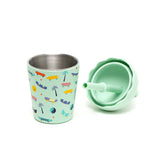 Chino Club - Skate Aqua Mini Smoothie Cup & Straw 200ml, kids Cup, Chino Club - Say It Sister