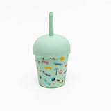 Chino Club - Skate Aqua Mini Smoothie Cup & Straw 200ml, kids Cup, Chino Club - Say It Sister