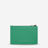 Status Anxiety Gone Again Wallet in Emerald Nappa