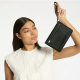 Black Status Anxiety Take Your Chances Wallet with multiple card slots and compact design, suitable for everyday use.