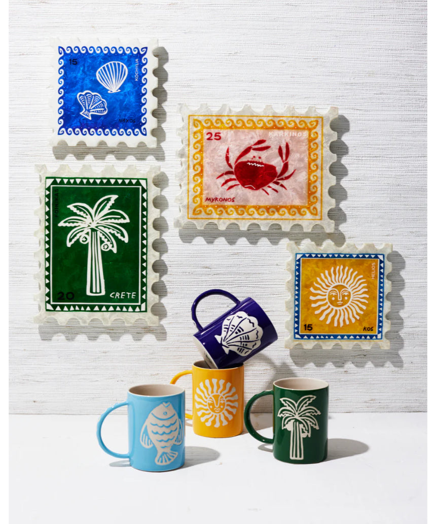 Sunroom Crab Stamp, Wall Decor, Jones & Co - Say It Sister