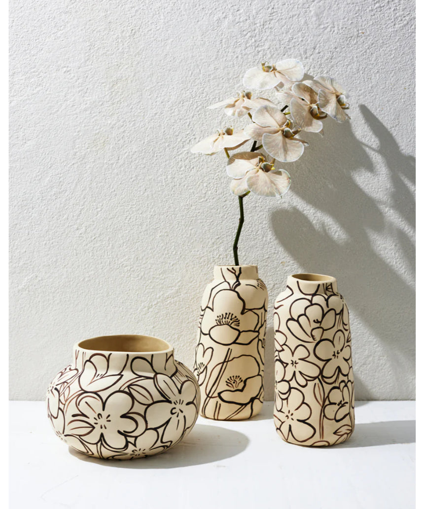 Tender Poppy Tall Vase, vase, Jones & Co - Say It Sister