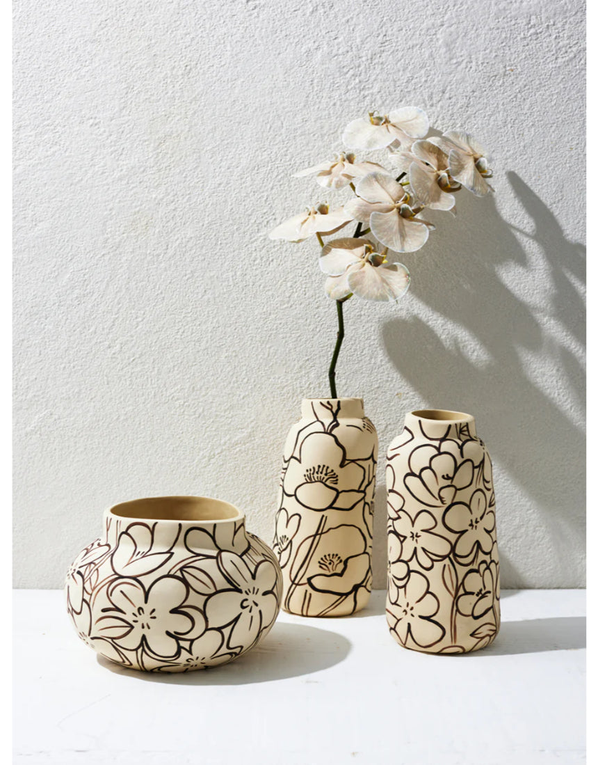 Tender Poppy Tall Vase, vase, Jones & Co - Say It Sister