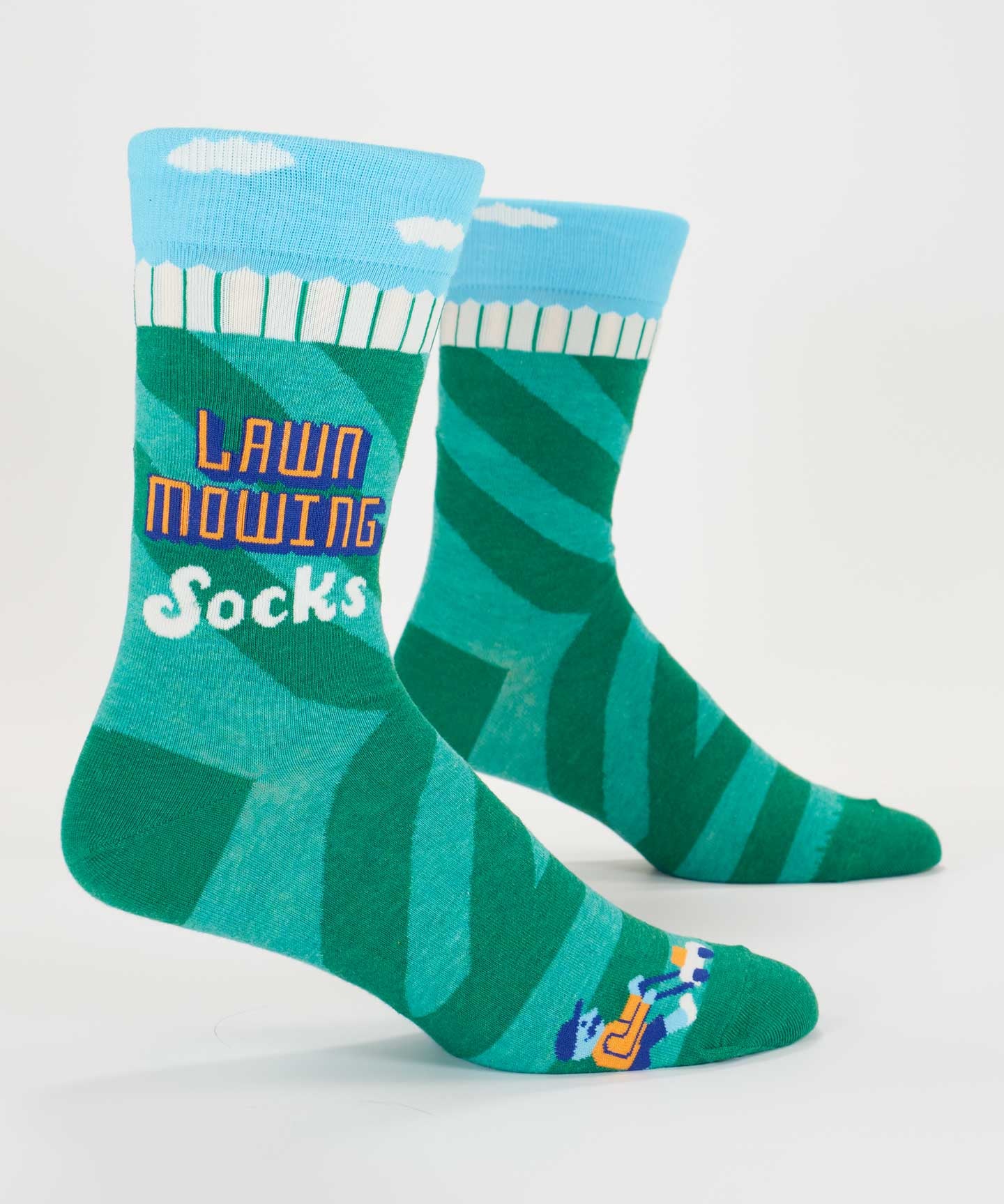 Blue Q - Men's Socks - Lawn Mowing