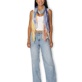 The Artists Label - A Sea of Roses Scarf - on model