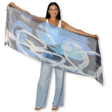 The Artists Label - Blues and Roots Scarf - flat