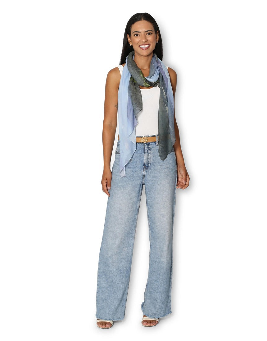 The Artists Label - Glass House Mountains Scarf - on model