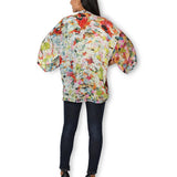 The Artists Label - Julie’s Garden Silk Kimono - back