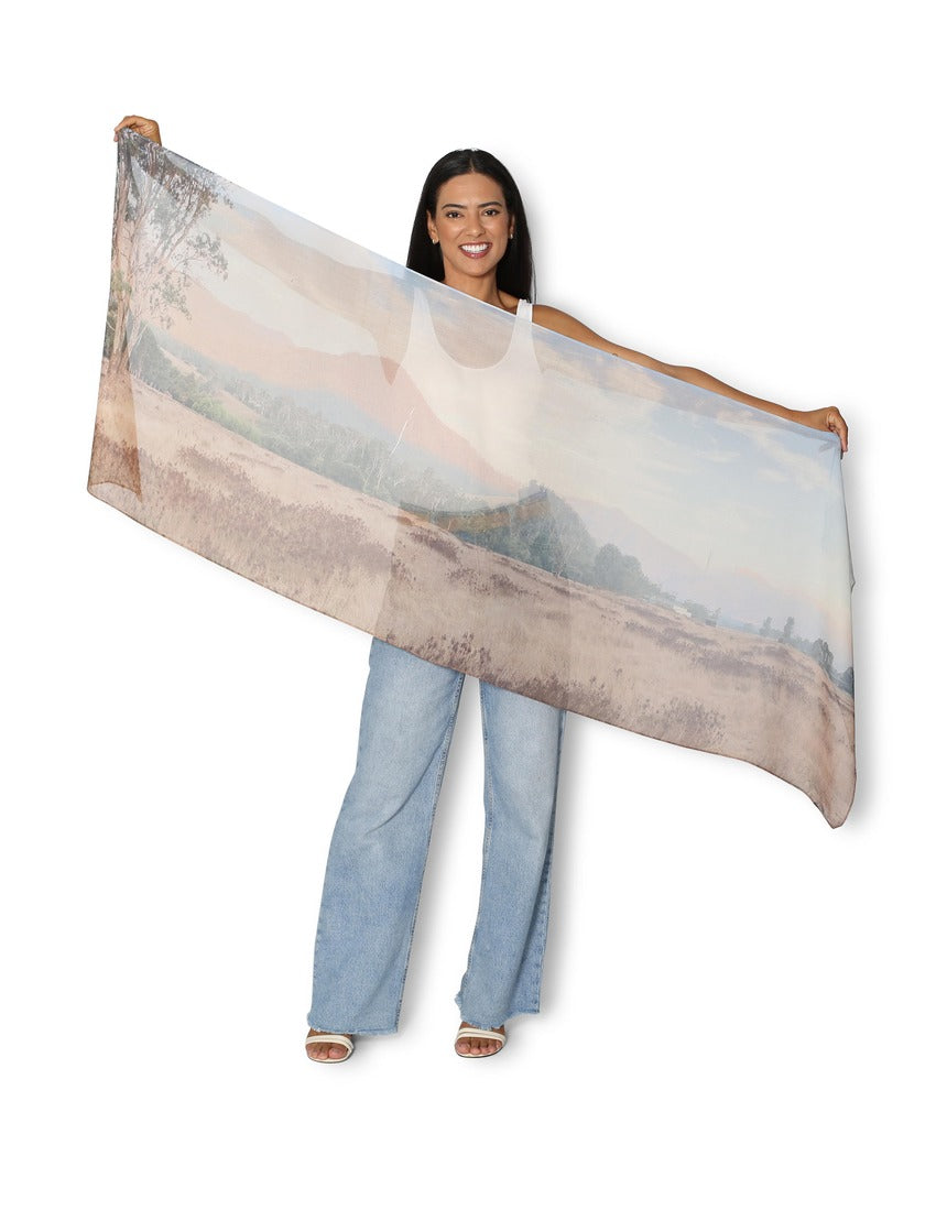 The Artists Label - Kiewa Valley Autumn Scarf - flat