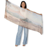 The Artists Label - Kiewa Valley Autumn Scarf - flat