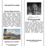 The Artists Label - Kiewa Valley Autumn Scarf hang tag