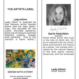 The Artists Label - Lady Klimt Scarf hang tag