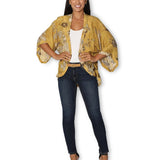 The Artists Label - Oriente Foulard Silk Kimono - front