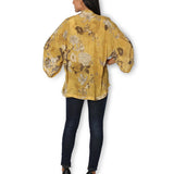 The Artists Label - Oriente Foulard Silk Kimono - back