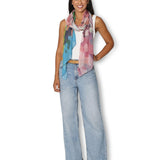 The Artists Label - Pink Granite Scarf - on model