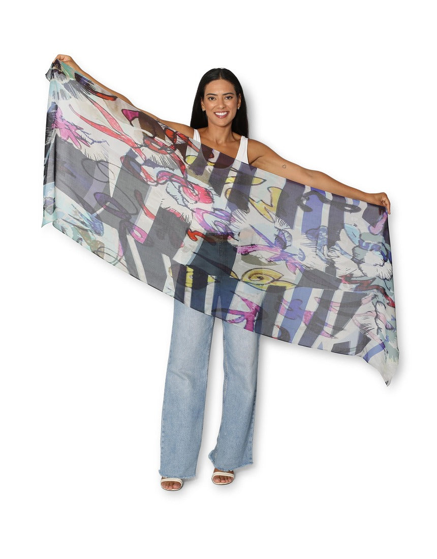 The Artists Label - The Sea Scarf - flat