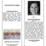 The Artists Label - Transformation Infinity Scarf hang tag
