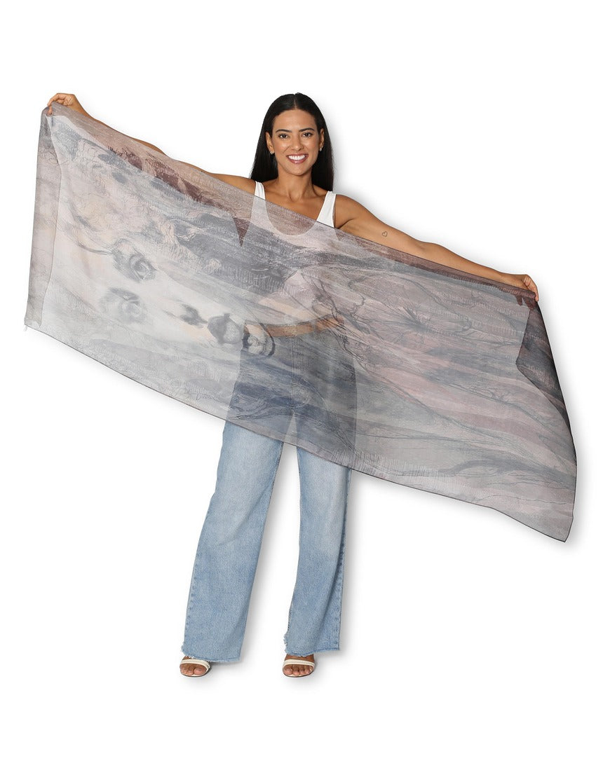 The Artists Label - Utsukushii Silk Scarf - flat