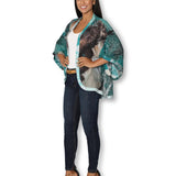 The Artists Label - Winter Dance Silk Kimono - side